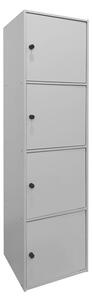 Dulap soldat Gabino Alb 40x39x158 cm