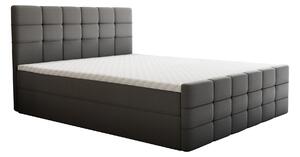 KONDELA Boxspring ágy, 180x200, szürke, BEST