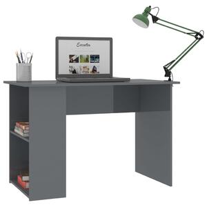 Lean Side magasfényű szürke íróasztal 110 x 60 x 73 cm