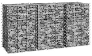 3 db vas gabion magaságyás 30 x 30 x 50 cm