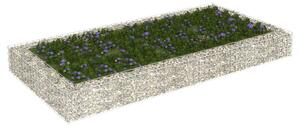 Horganyzott acél gabion magaságyás 200 x 100 x 20 cm