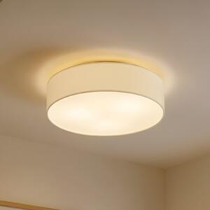 Mennyezeti Lámpa Lindby, Sebatin, dimmable, Bézs, Hálószoba, Szövet / Textília, Modern
