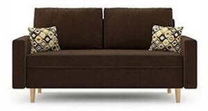 ETNA kinyitható kanapé, normál szövet, hab töltőanyag, szín - barna