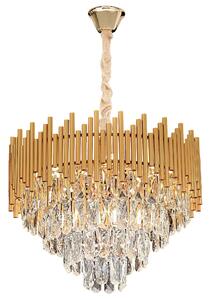 Mennyezeti függő lámpa G062-CP 50CM GOLD kristály arany