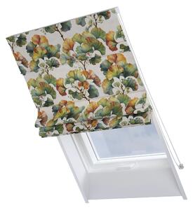 Tetőablak roló Rimini termék színe színes szövet fonott, mintás