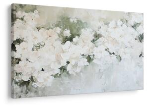 Kép - Fehér virág absztrakció (90x60 cm)