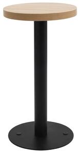 Világosbarna MDF bisztróasztal 40 cm