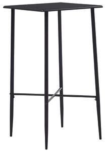 Fekete MDF bárasztal 60 x 60 x 111 cm