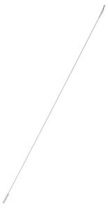 Fém függönyrud 125 cm fehér