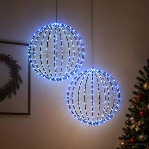 Karácsonyi csúcsdísz világítás 2 db 384 LED Kék