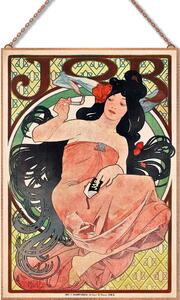 Alphonse Mucha - Job II. üvegkép, falikép