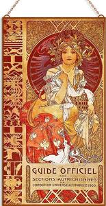 Alphonse Mucha - Guide Officiel üvegkép, falikép