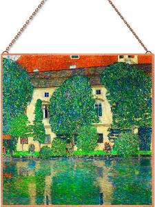 Klimt - Schloss Kammer on the Attersee üvegkép, falikép