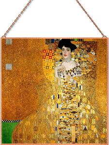 Klimt - Adele Bloch portréja üvegkép, falikép
