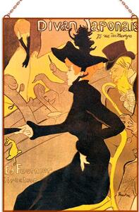 Henri de Toulouse-Lautrec üvegkép, falikép