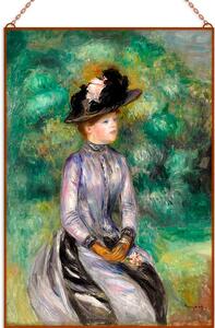 Renoir-Adrienne üvegkép, falikép