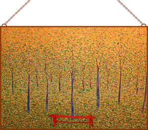 Georges-Pierre Seurat festménye üvegkép, falikép