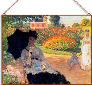 Monet - Camille üvegkép, falikép