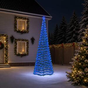 LED-es csillogó karácsonyfa földnyárssal EKENAS 400 cm 588 LED