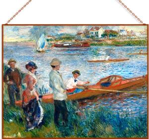 Renoir-Oarsmen at Chatou üvegkép, falikép