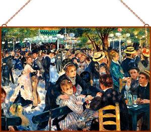 Renoir-Ball at the Moulin üvegkép, falikép