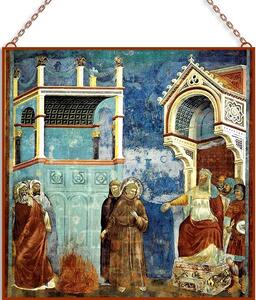 Giotto-The Sultan of Egypt üvegkép, falikép
