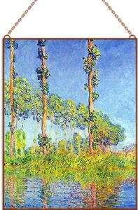 Monet - Three Trees, Autumn üvegkép, falikép