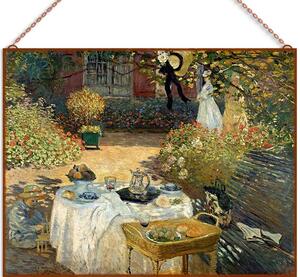Monet - The Luncheon üvegkép, falikép