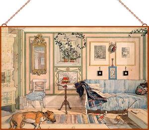 Carl Larsson - Lathörnet üvegkép, falikép
