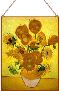 Van Gogh - Napraforgók üvegkép, falikép