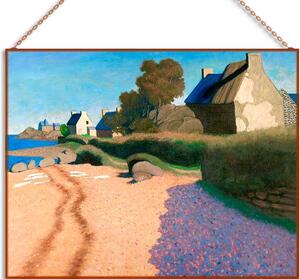 Félix Vallotton - The Landscape üvegkép, falikép
