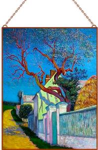 Léo Marie Gausson-The Red Tree House üvegkép, falikép