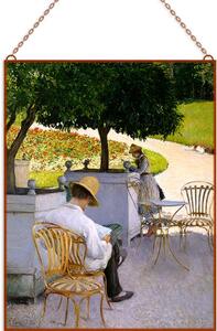Gustave Caillebotte - The Orange Trees üvegkép, falikép