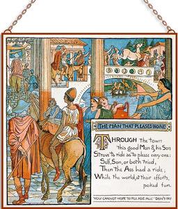 Walter Crane - Can&#039;t please everyone üvegkép, falikép