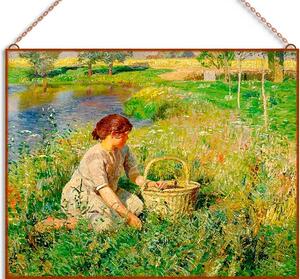 Emile Claus-Tutt&#039;Art üvegkép, falikép