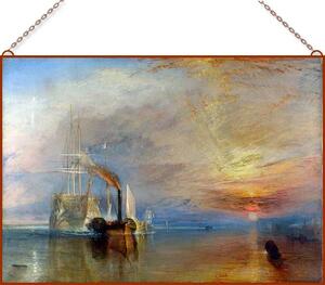 J. M. W. Turner - The Fighting Temeraire üvegkép, falikép