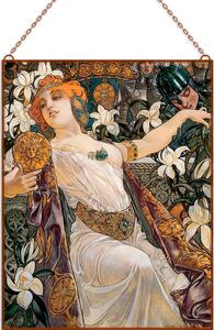 William de Leftwich Dodge – Guinevere üvegkép, falikép