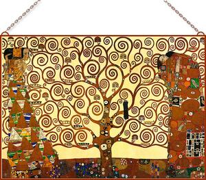Gustav Klimt - Tree of Life üvegkép, falikép