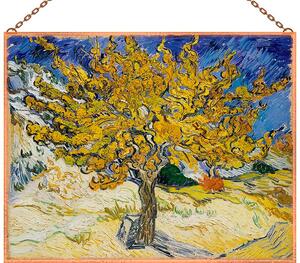Vincent van Gogh - Mulberry_Tree üvegkép, falikép
