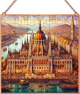 Budapest, Te csodás üvegkép, falikép