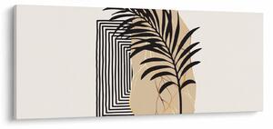 Kép - Absztrakció trópusi levelekkel N⁰3 (120x50 cm)