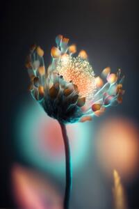 Fotográfia Colorful Glowing Flower, Treechild