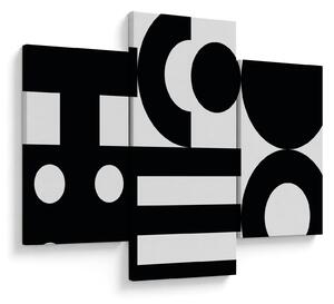 Kép - Geometriai absztrakció N⁰3 (90x60 cm)