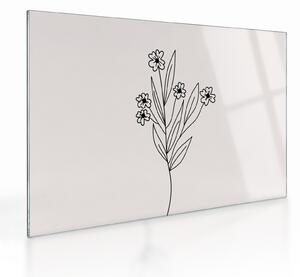 Üveg kép - Mező Virág N⁰1 (70x50 cm)