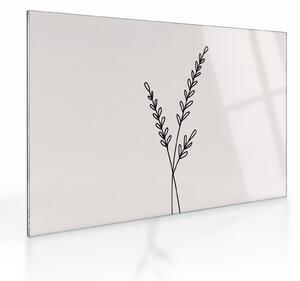 Üveg kép - rét virág N⁰2 (70x50 cm)