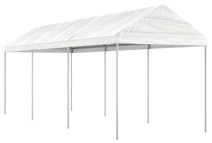 VidaXL fehér polietilén pavilon tetővel 6,69 x 2,28 x 2,69 m