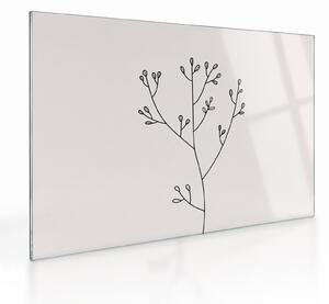 Üveg kép - N⁰3 rét virága (70x50 cm)