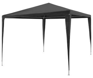 Antracitszürke PE rendezvénysátor 3 x 3 m