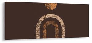 Kép - Narancssárga ívek N⁰1 (120x50 cm)