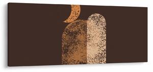 Kép - Narancssárga ívek N⁰2 (120x50 cm)